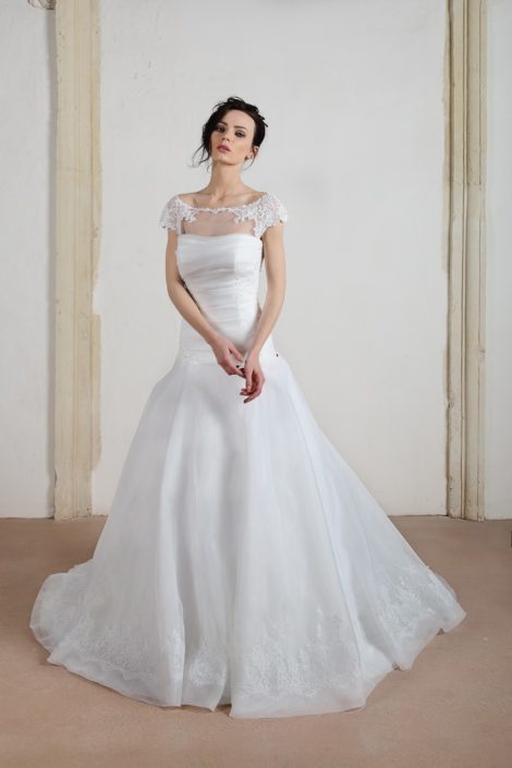 Vestito romantico da sposa