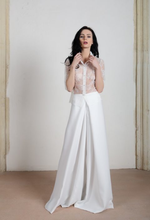 Pantalone e Camicia abito da sposa